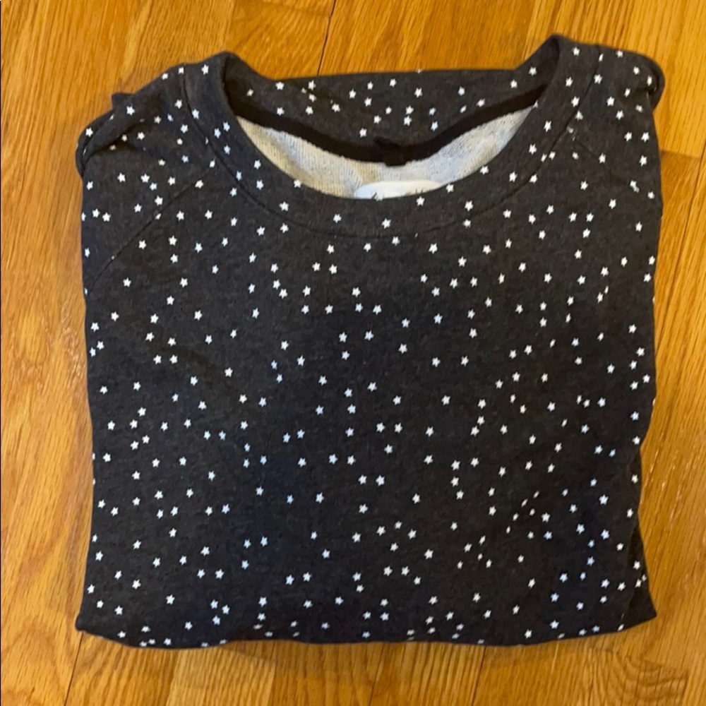 Long sleeve Lou and Grey Dark grey and stars